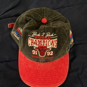 Retro/faded Bull strap back. Never worn